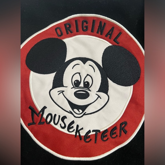 Disney Mickey Mouse Original Mouseketeer bomber varsity snap jacket - Picture 10 of 12